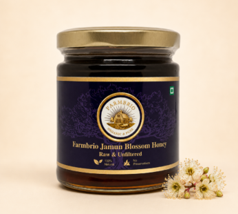 Farmbrio Jamun Blossom Honey | Raw & Unfiltered | Natural Dark Honey | No Preservatives