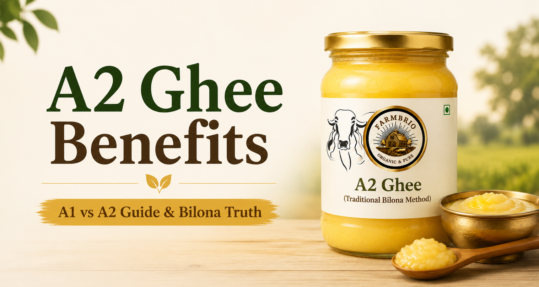A1 vs A2 Ghee: Why the Cow Breed Changes Everything