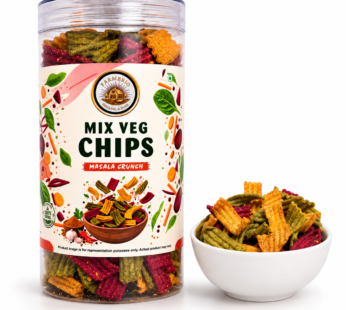 Farmbrio Mix Veg Chips Studio Shot
